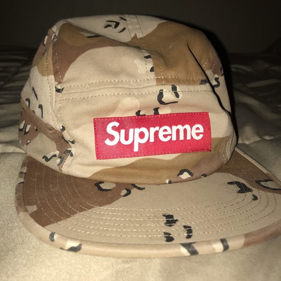 supreme desert camo hat